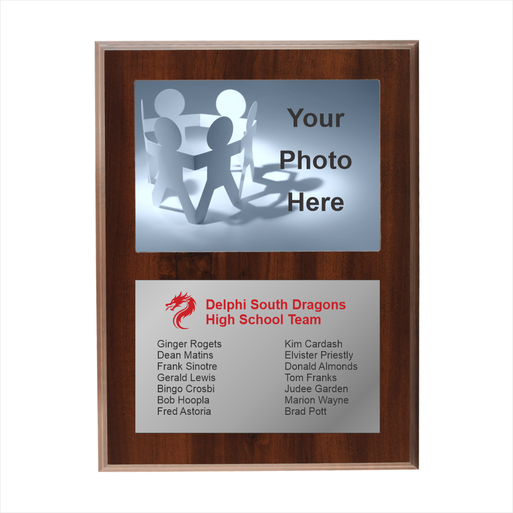 Slide-In Photo Plaque
