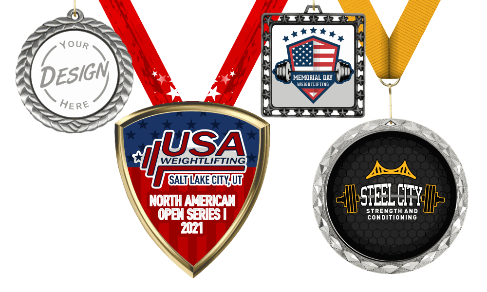 weightlifting insert medals weightlifting insert medals