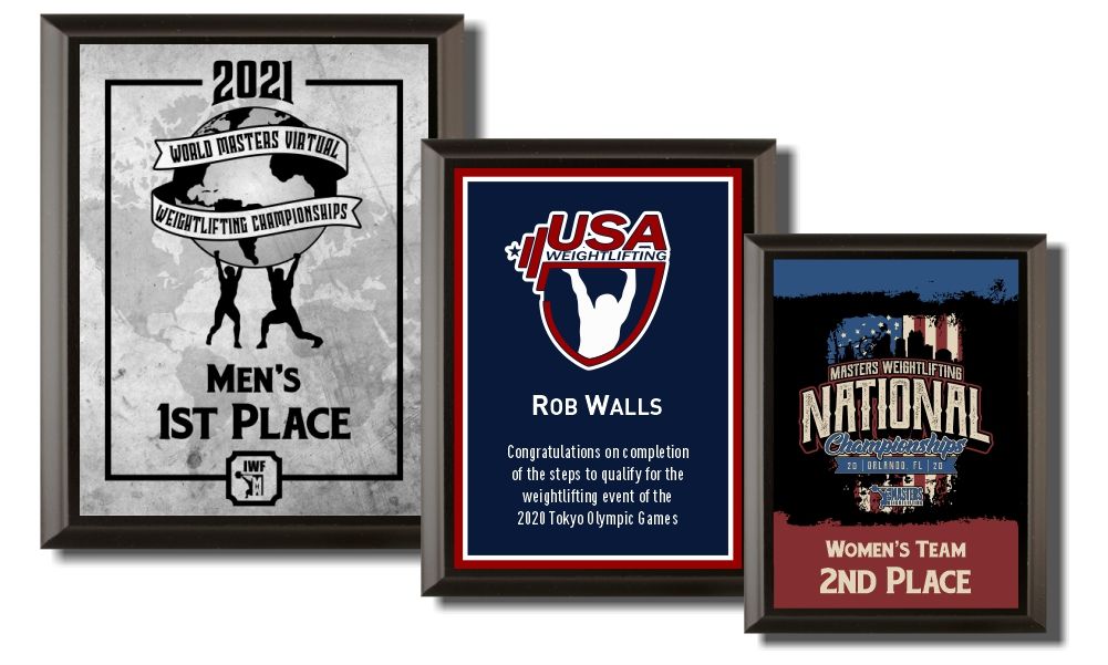 weightlifting plaques