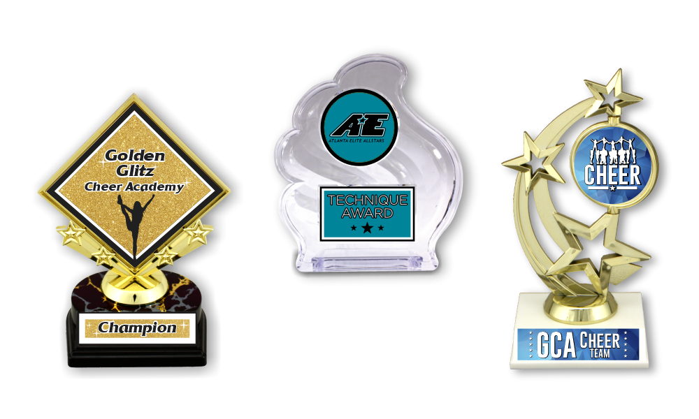 Trophy Options Cheerleading Trophies | A-1 Awards, Inc.