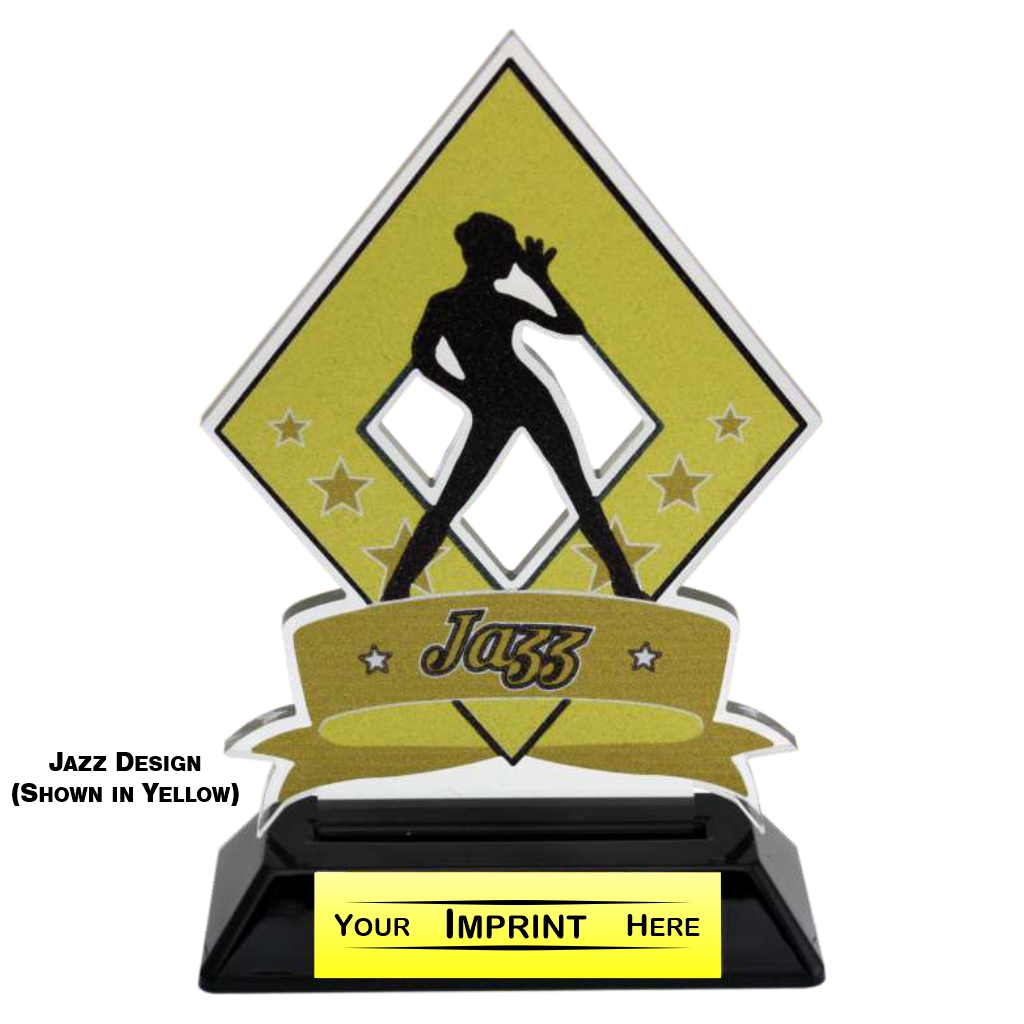 Dance Diamond Series Stock Acrylic Trophy