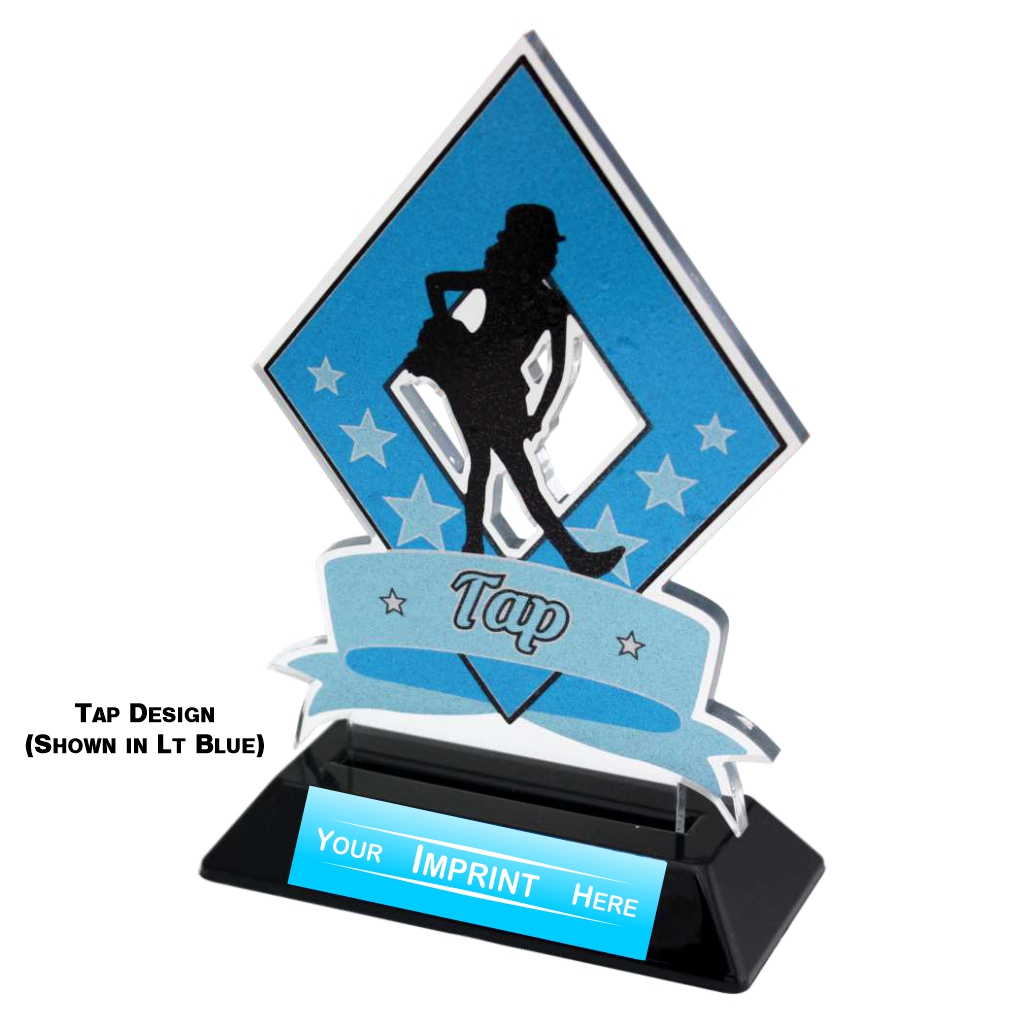 Dance Diamond Series Stock Acrylic Trophy