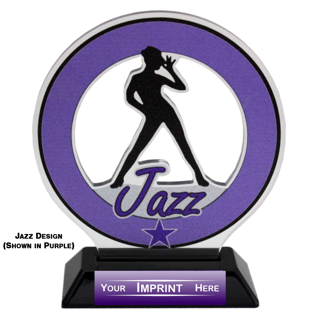 Dance Stardust Series Stock Acrylic Trophy