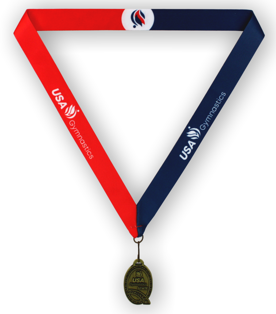 2" State Qualifier USA Gymnastics Medal