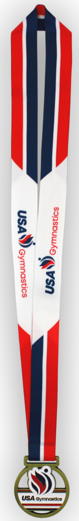 2" Uni USA Gymnastics Medal