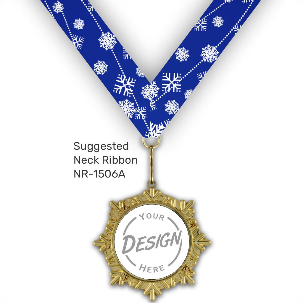 3" Snowflake Insert Medal [MED-330]