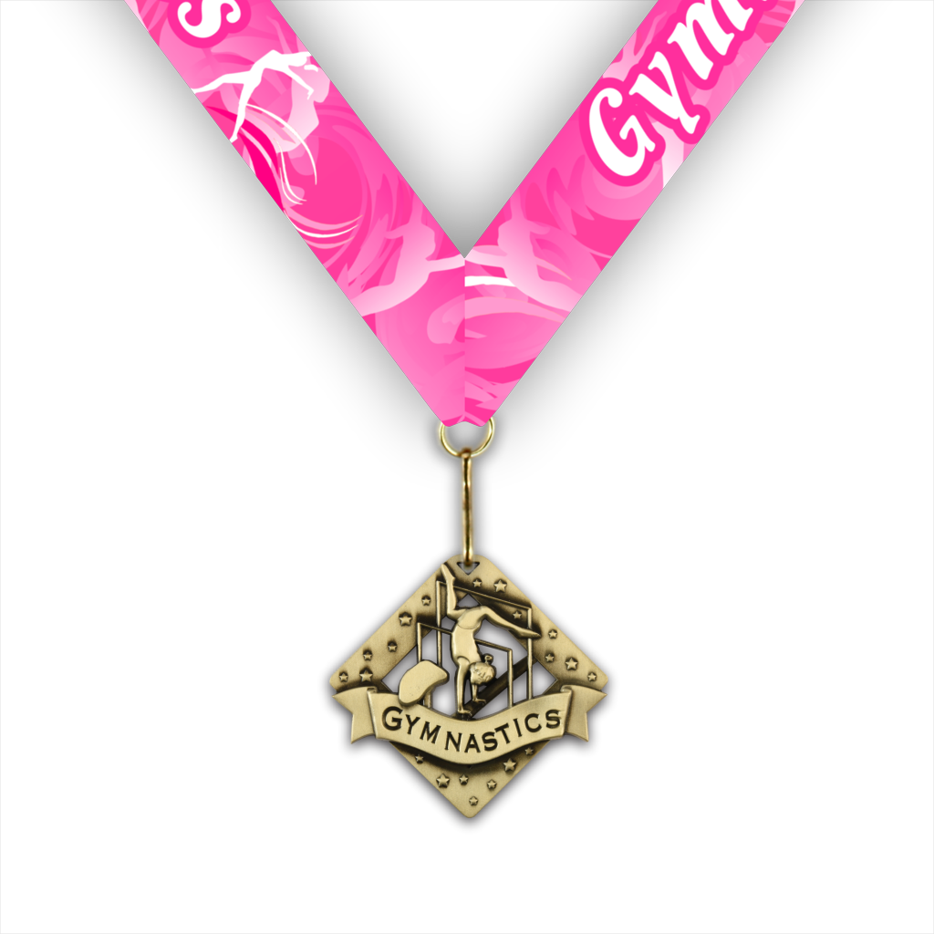 2-3/8" Female Gymnastics Diamond Series Medal [MED-520]