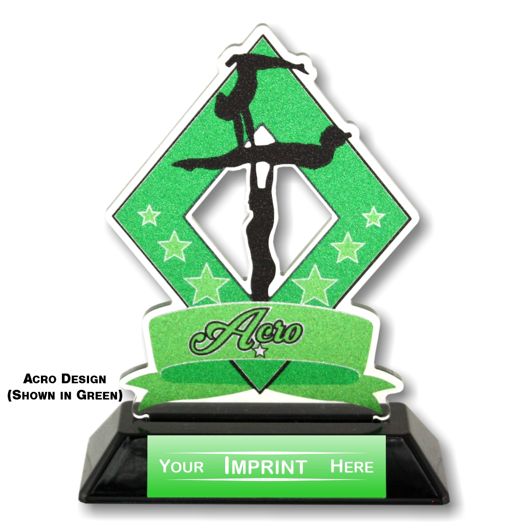Diamond Series Stock Acrylic Trophy [ACR-15D]