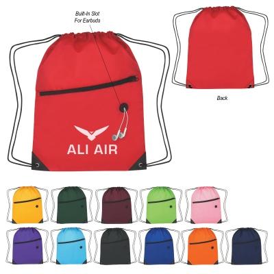 Sports Bag With Zippered Front [A3065]