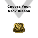 2-1/2" Female Gymnastics Royal Heart Series Medal