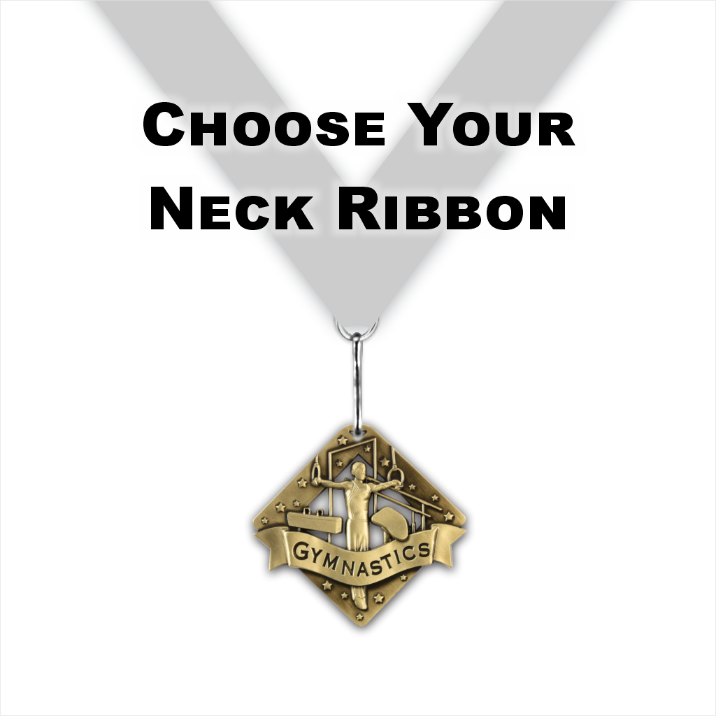 2-3/8" Male Gymnastics Diamond Series Medal