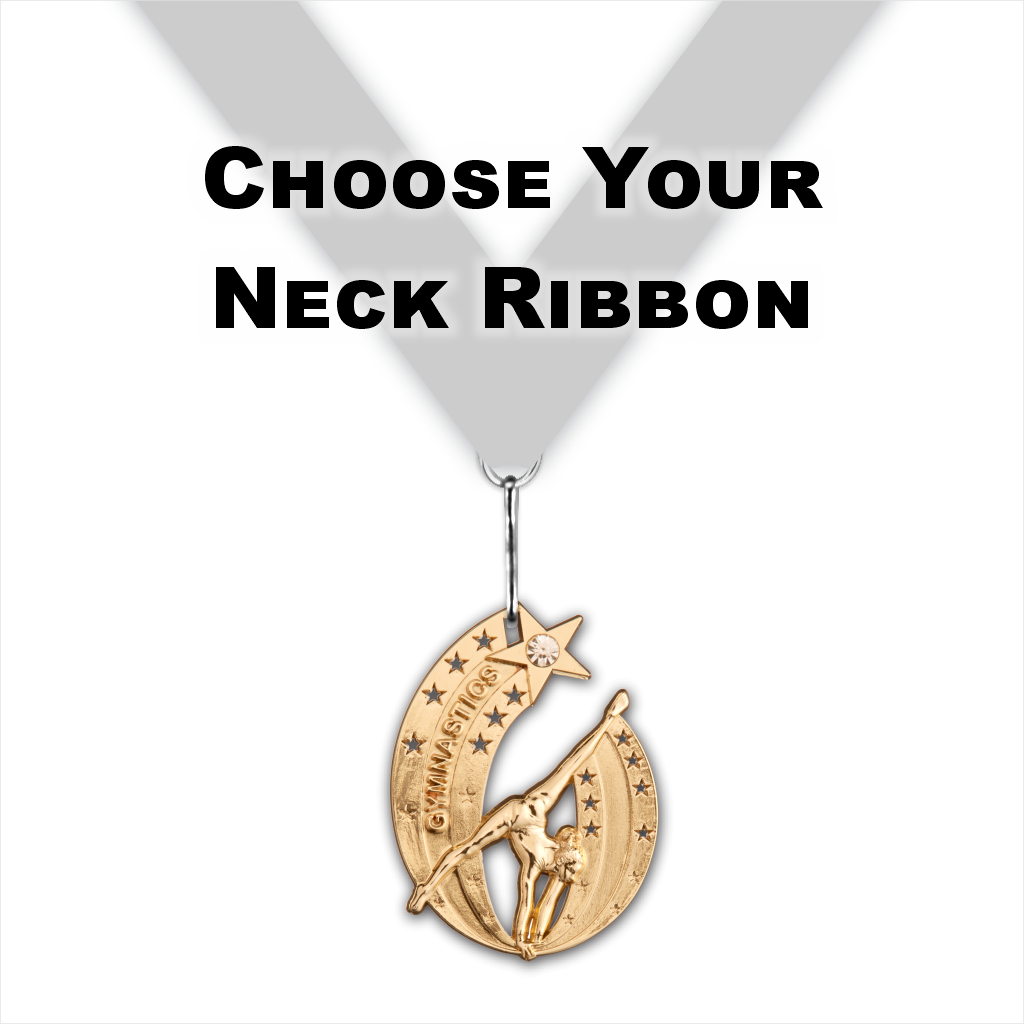 2-7/8" Female Gymnastics GEMnastics Series Medal