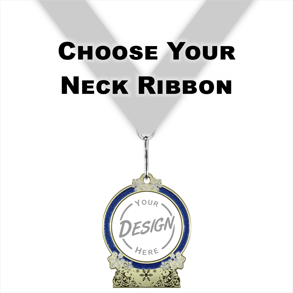 3-3/8" Snowglobe Insert Medal