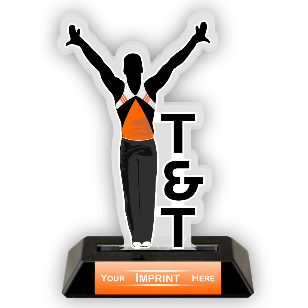 Male T&T Victory Series Acrylic Trophy