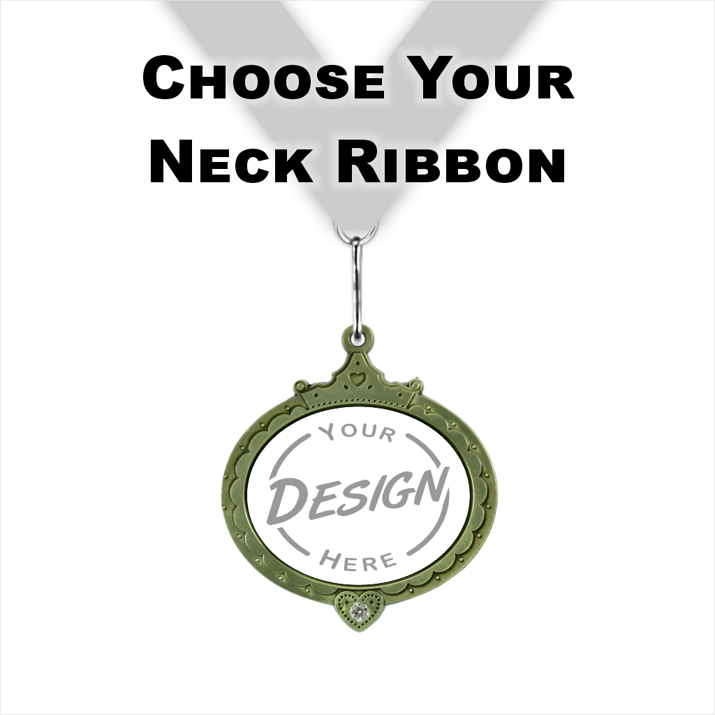 3-1/2" Queen of Hearts Insert Medal