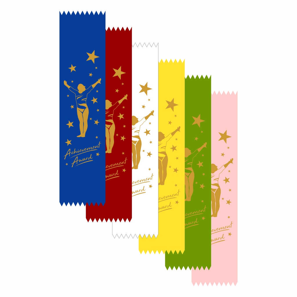 Female Gymnastics Achievement Ribbon