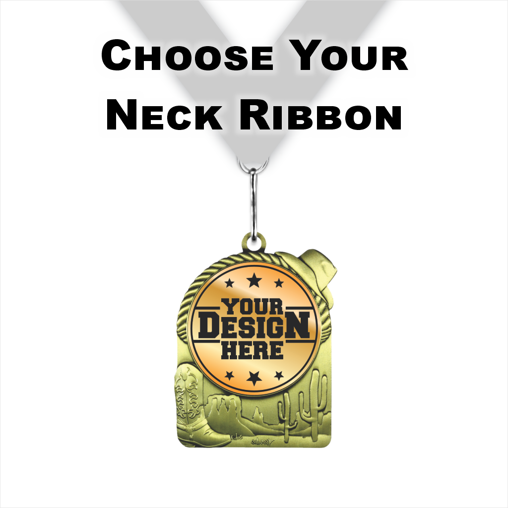 3-3/8" Western Insert Medal