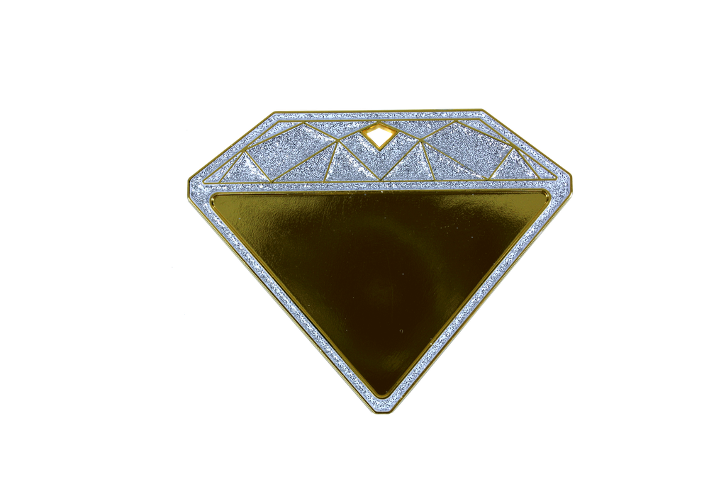 3" Diamond Jewel Insert Medal