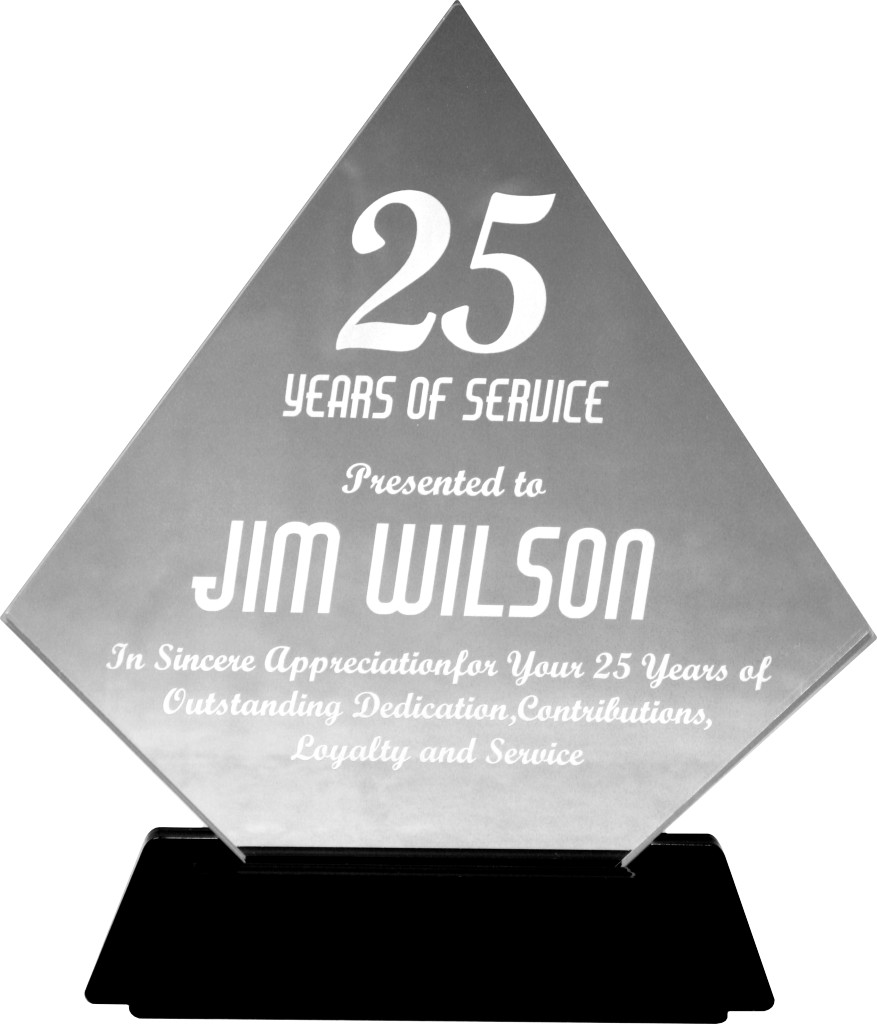 Diamond Stock Acrylic Award