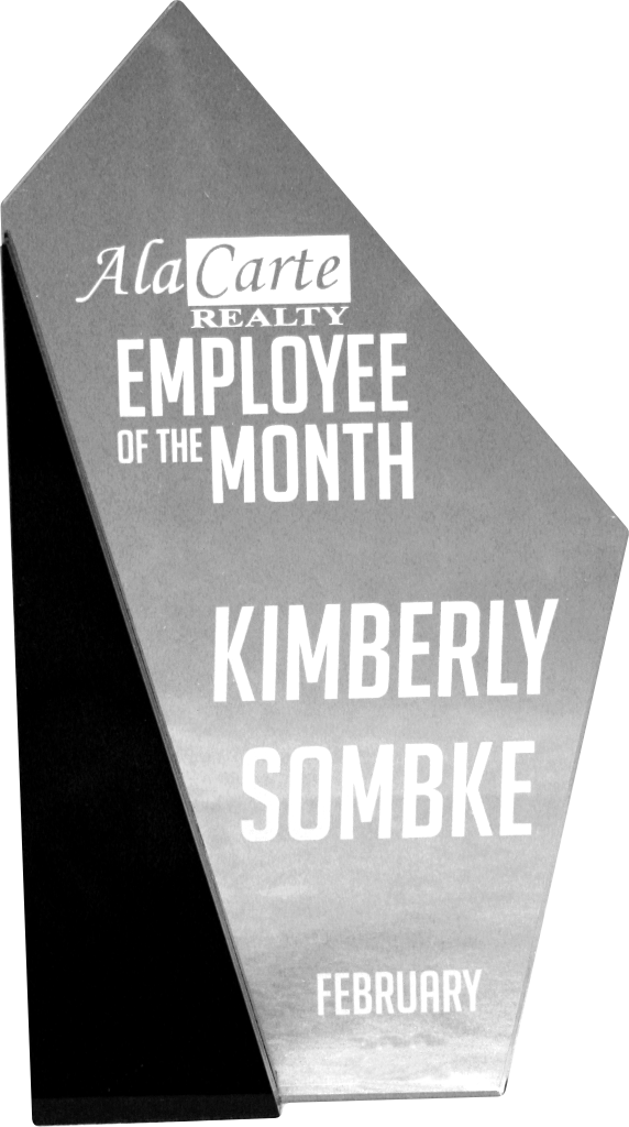 Pentagon Stock Acrylic Award