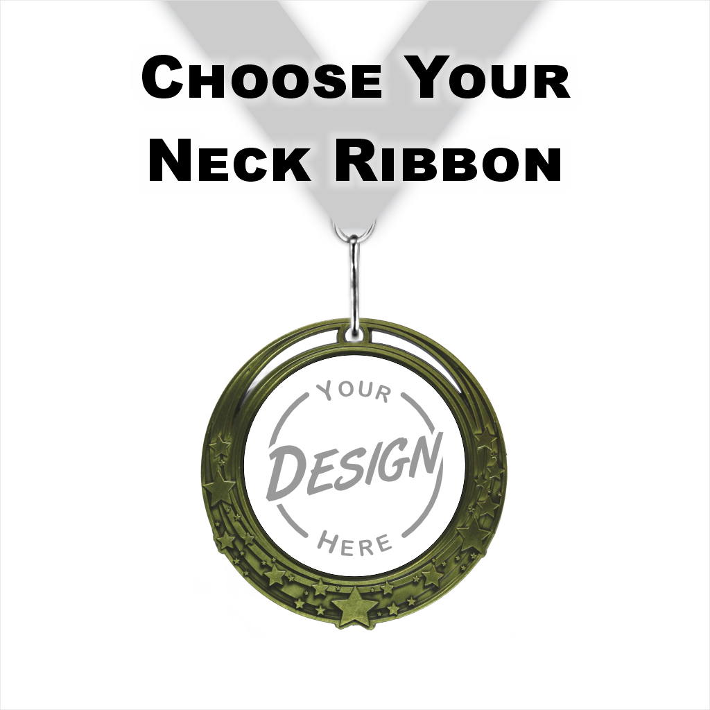 3-1/2" Star Insert Medal