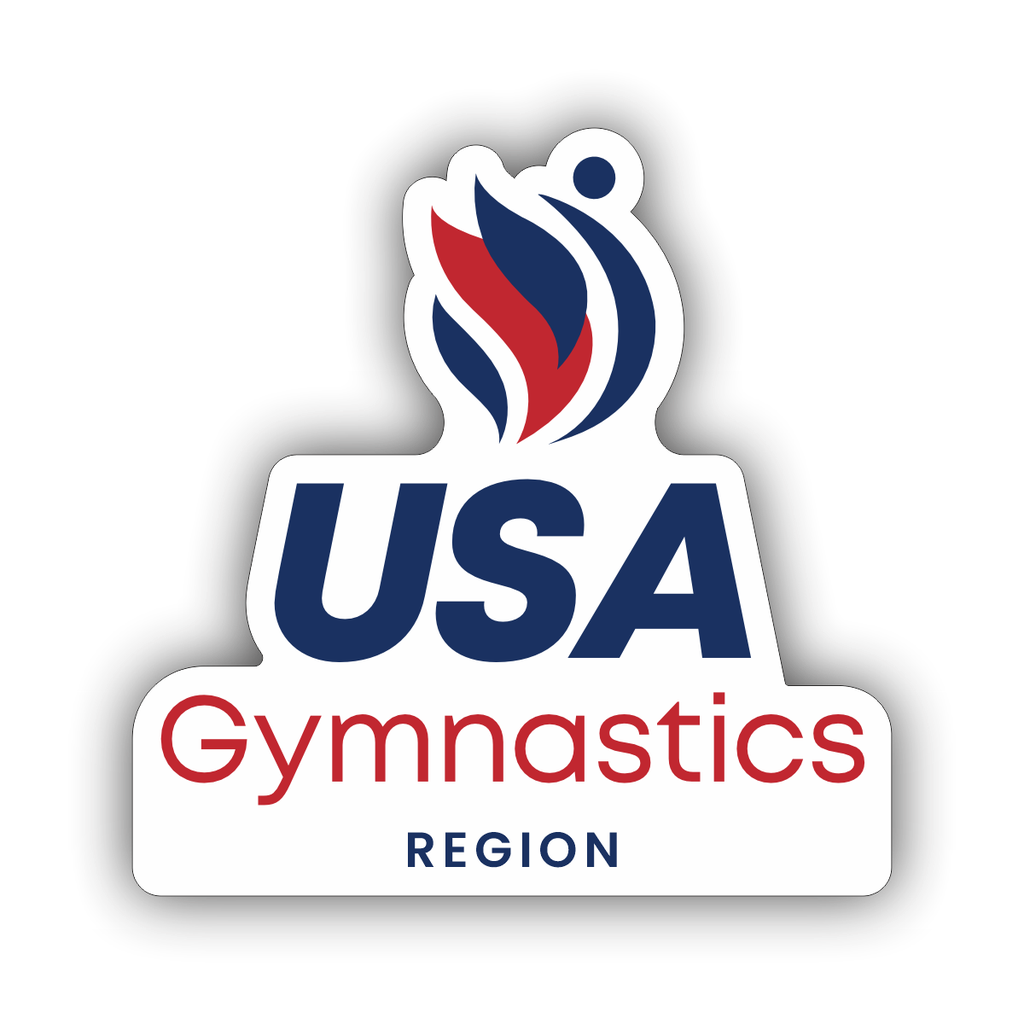 USA Gymnastics Regional Sticker