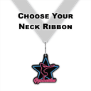 2-1/2" Female Gymnastics Neon Series Glow-in-the-Dark Medal