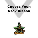 2-1/2" Male Gymnastics Neon Series Glow-in-the-Dark Medal