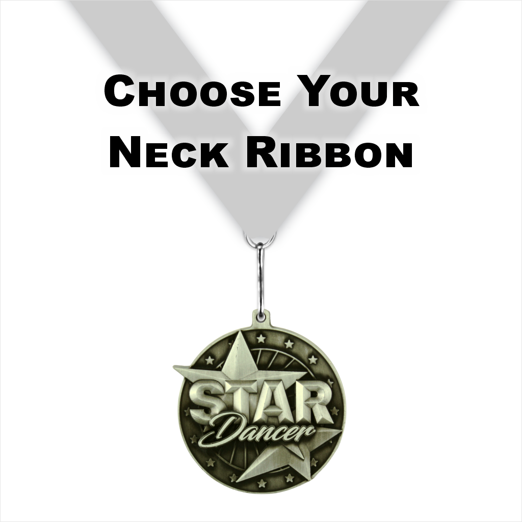 2-1/2" Star Dancer Medal