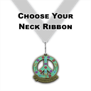 2-1/4" Female Gymnastics Peace Medal