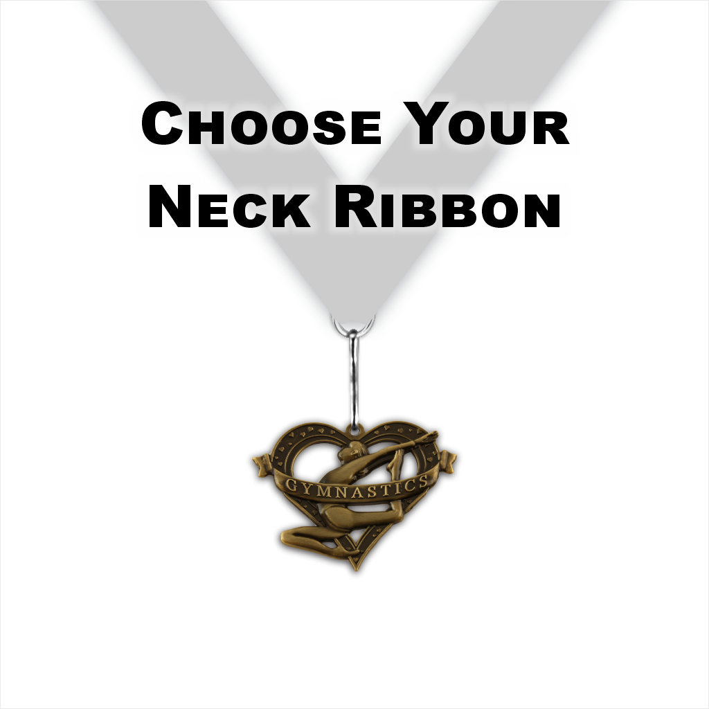 2-1/4" Female Gymnastics Sweetheart Series Medal