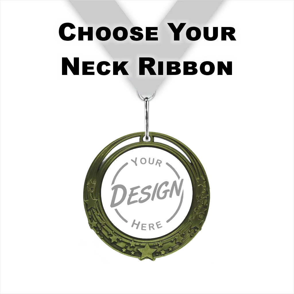 2-3/4" Star Insert Medal