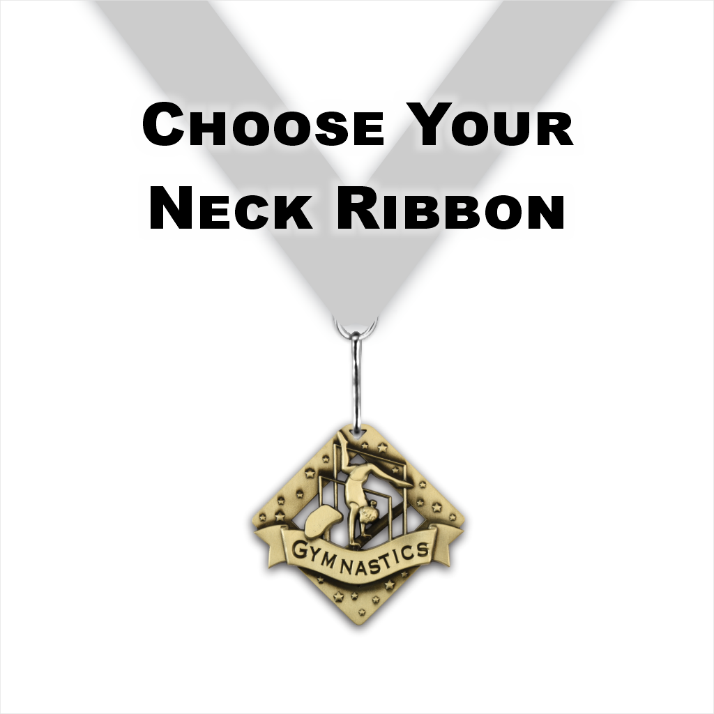 2-3/8" Female Gymnastics Diamond Series Medal