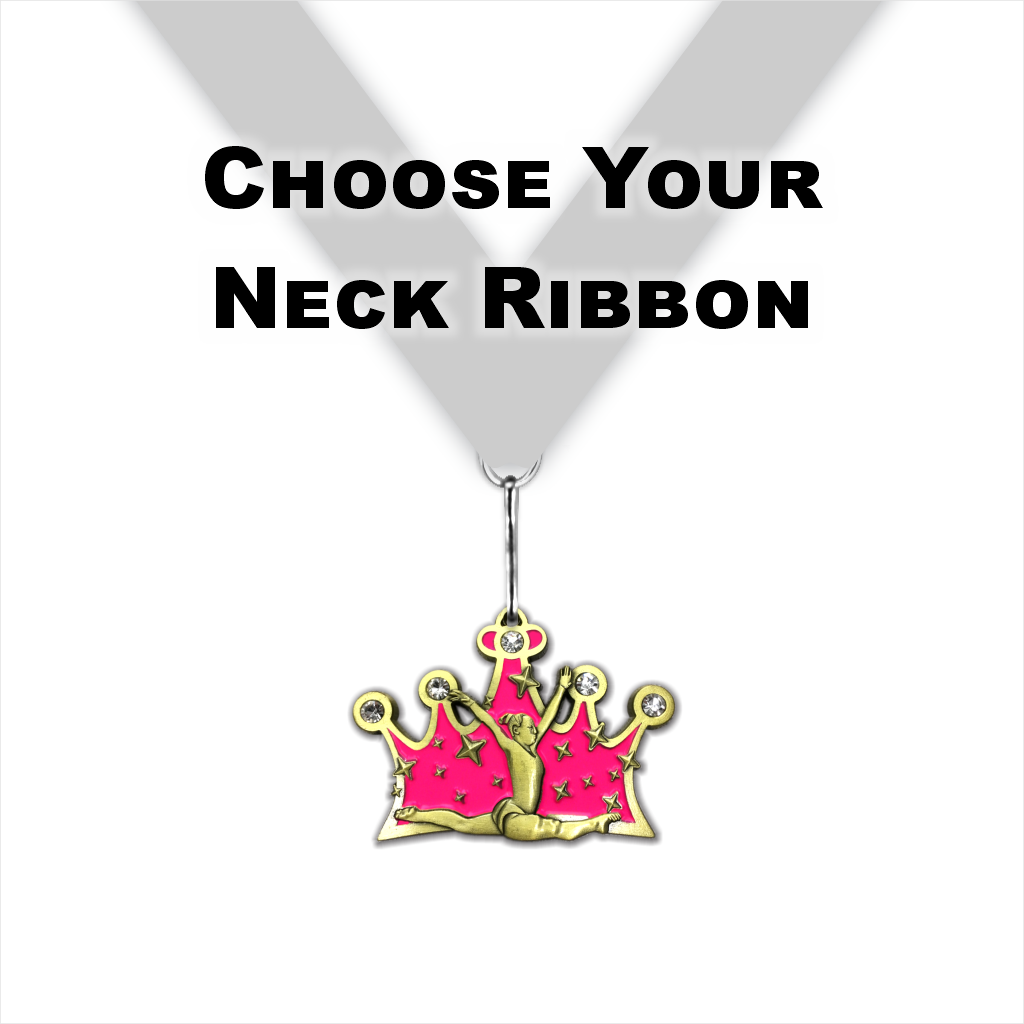 2-5/8" Female Gymnast Princess Medal