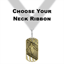 3" Male Gymnastics Dog Tag Series Medal