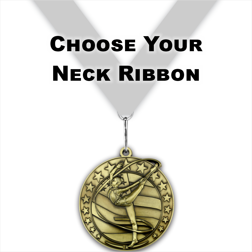 3" Rhythmic Stars & Stripes Series Medal [MED-532RY]
