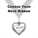 3" Royal Heart Insert Medal