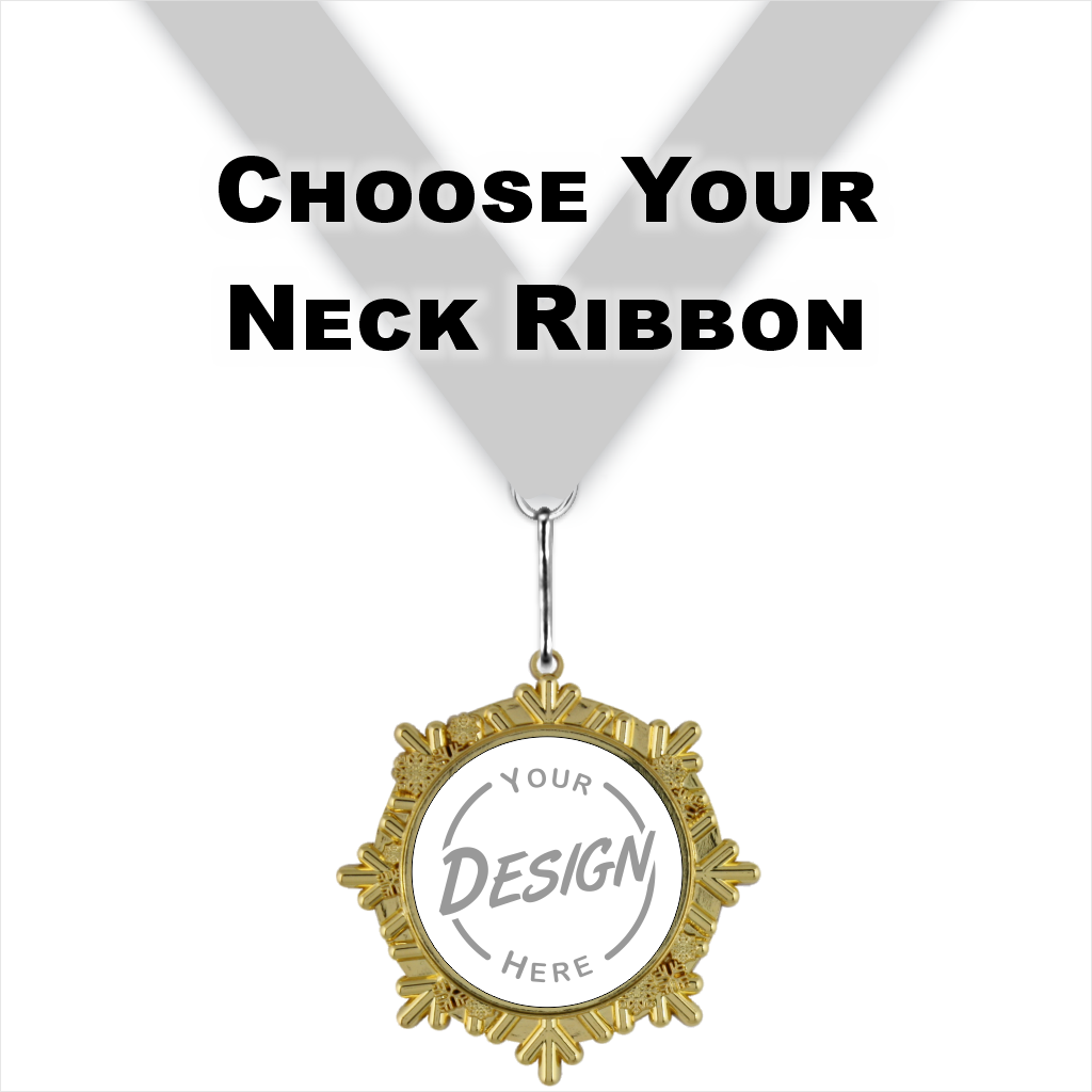 3" Snowflake Insert Medal