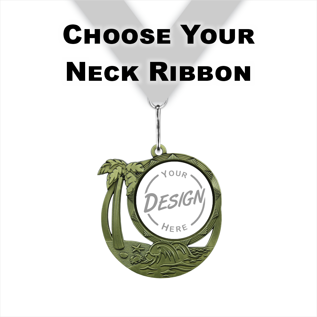 3-1/4" Beach Insert Medal