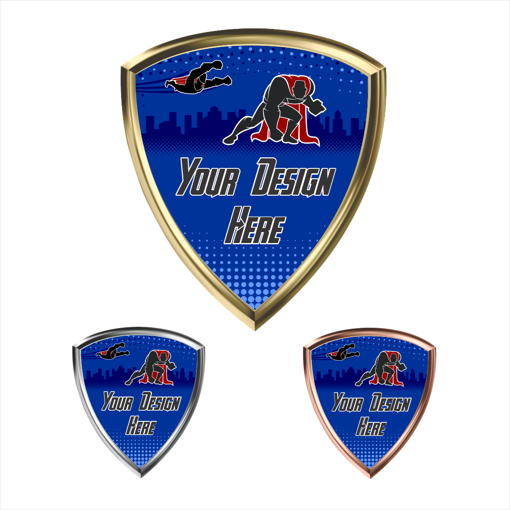 4-3/4" Shield Insert Medal [MED-355]