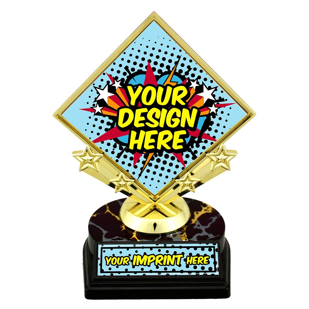 7" Diamond Series Insert Trophy [TRO-921]