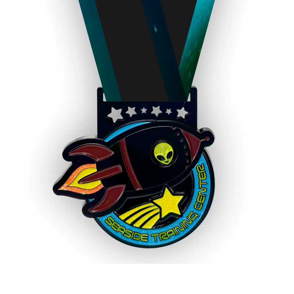 Matte Black Custom Diecast Medal