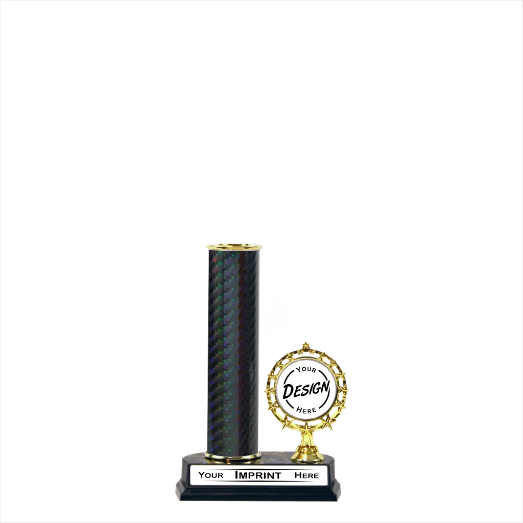 Test - Gymnastics One Column Trophy with Trim