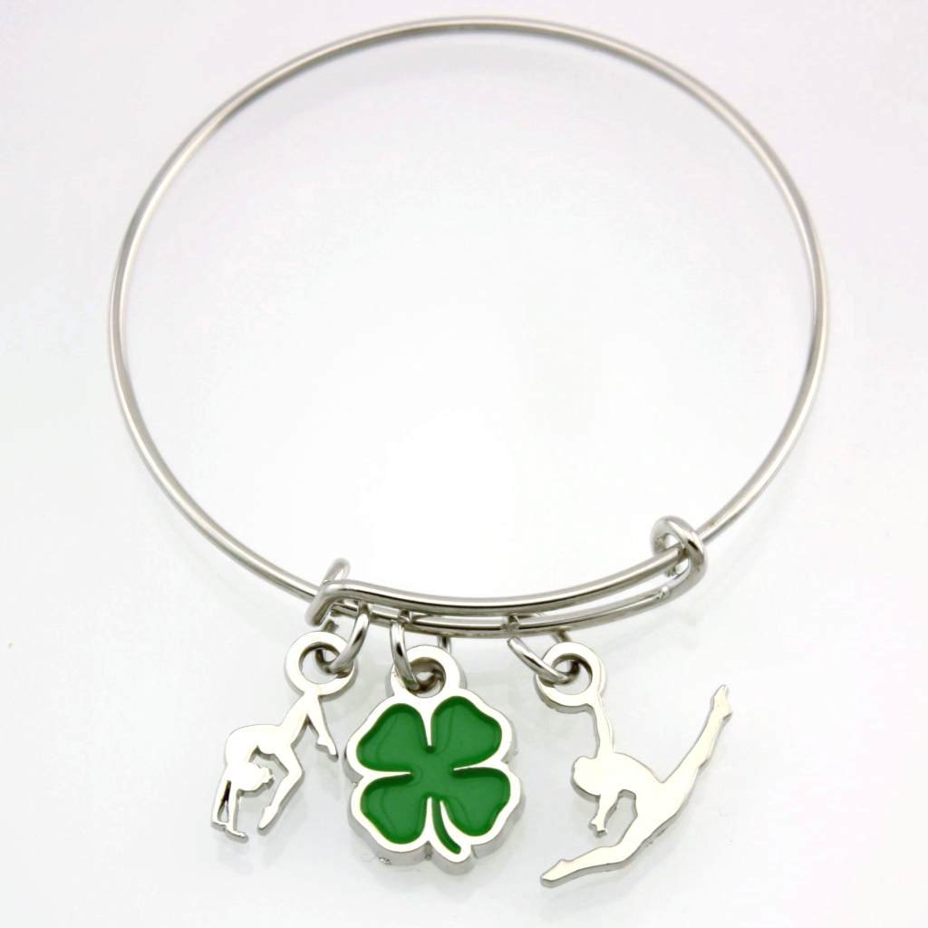 Shamrock Stackable Charm Bracelet [CH-103]