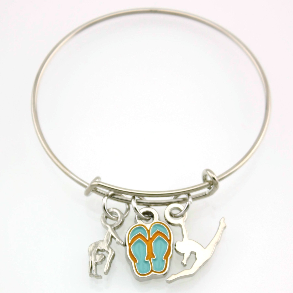Flip Flop Stackable Charm Bracelet [CH-106]