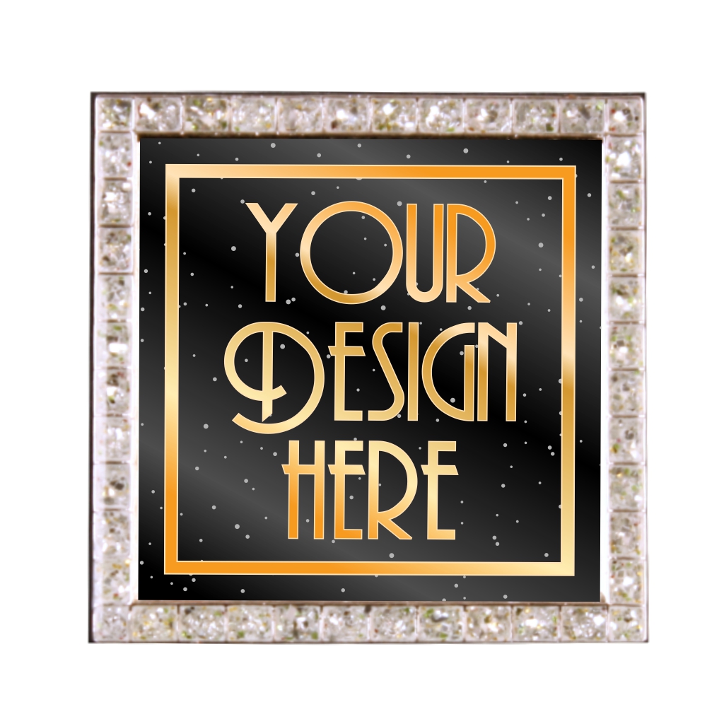 1-3/16" Gem Series Lapel Pin 