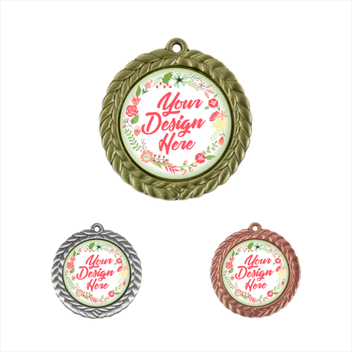2-1/4" Wreath Insert Medal [MED-661]