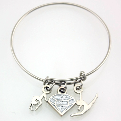 Diamond Stackable Charm Bracelet [CH-110]