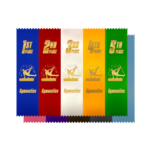 Male Gymnastics Placement Ribbon