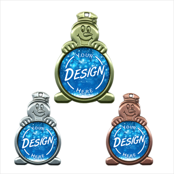 3-3/4" Snowman Insert Medal [MED-340]